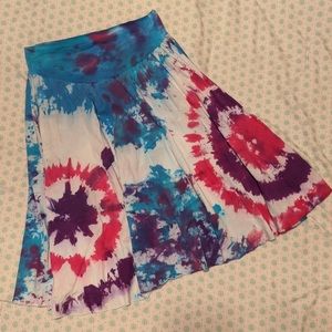 American Apparel Custom Tie Dye Skirt